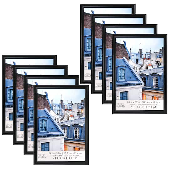 8 Pack: Black Poster Frame